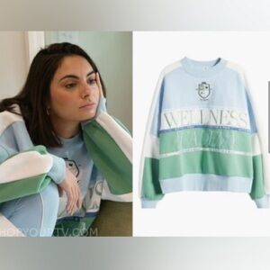 YLLW VARSITY WELLNESS ACADEMY OVERSIZED SWEATSHIRT yellow the label PULLOVER